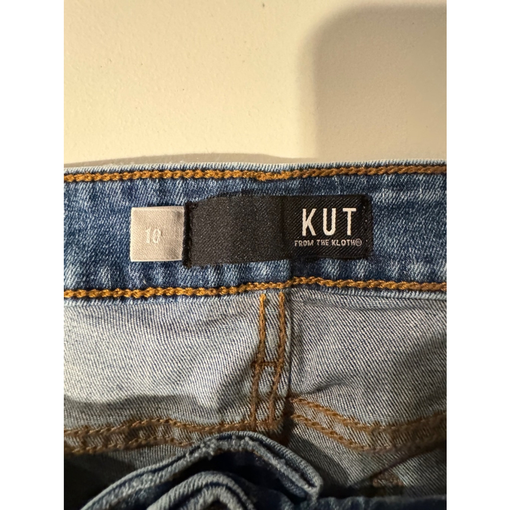 Kut from the Kloth Catherine Boyfriend Jeans, Size 10, Blue - Picture 8 of 10